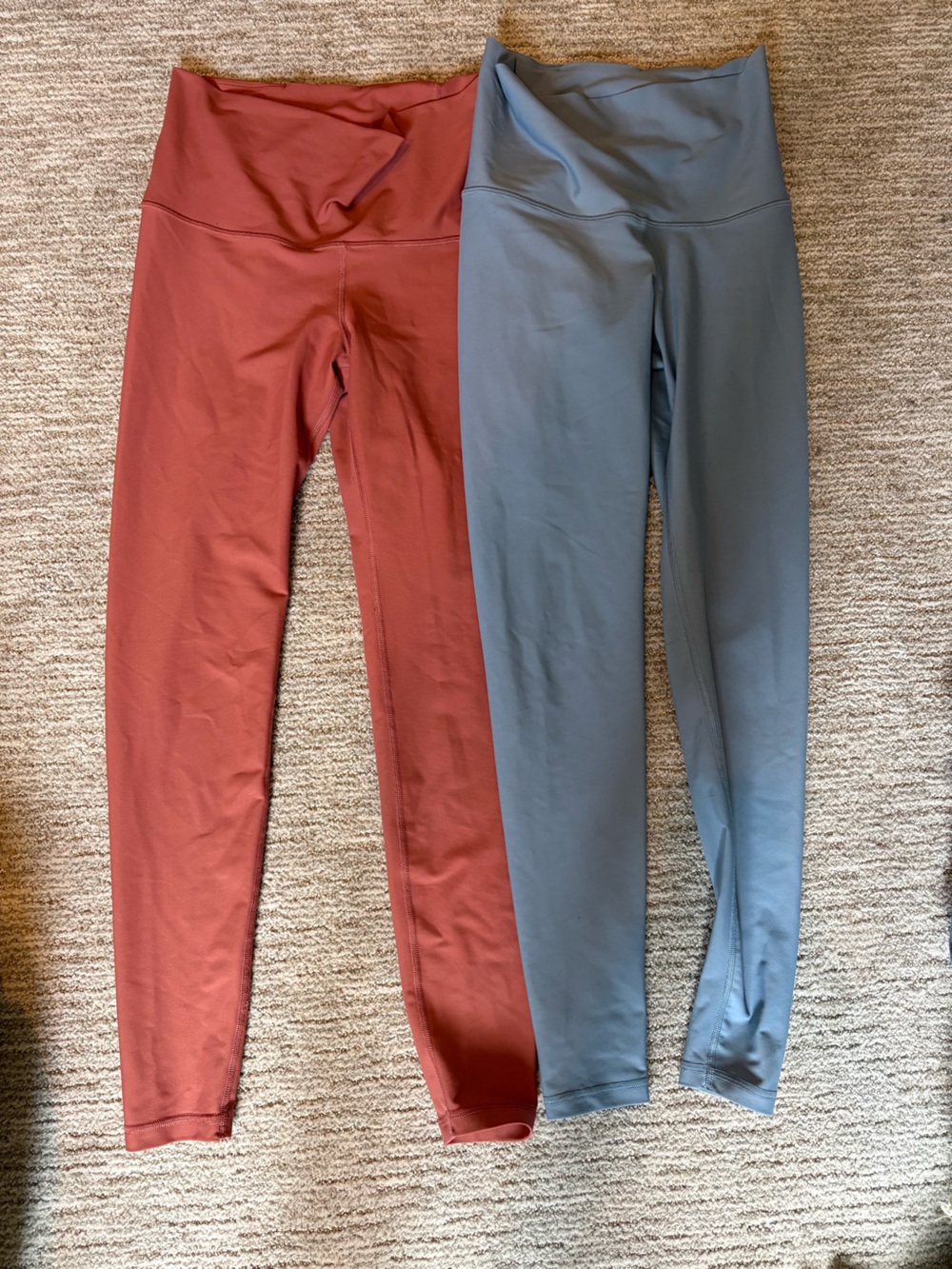 Bundle old navy athletic leggings blue and burnt orange small/medium